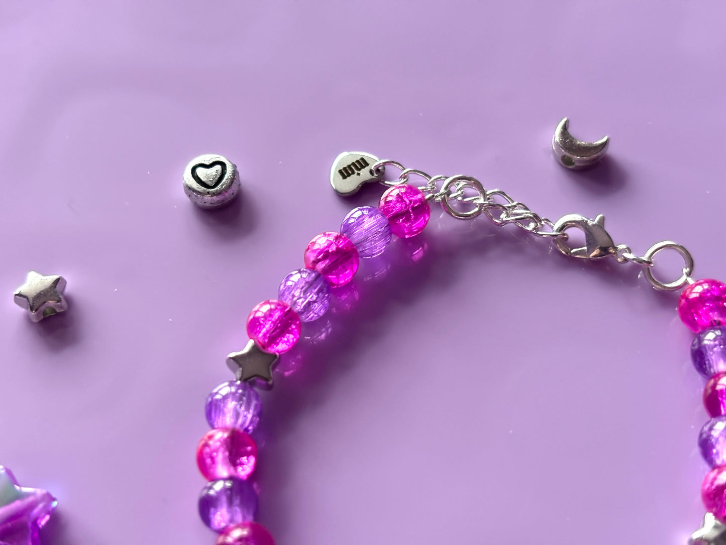 UWU - Pink + Purple Bracelet