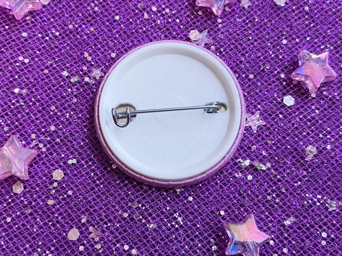 NOTICE ME SENPAI - Holographic Pin Badge