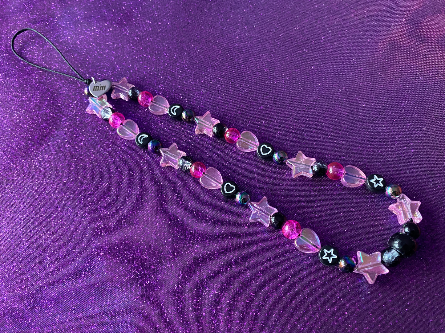 BLACK PINK - Beaded Phone strap Charm