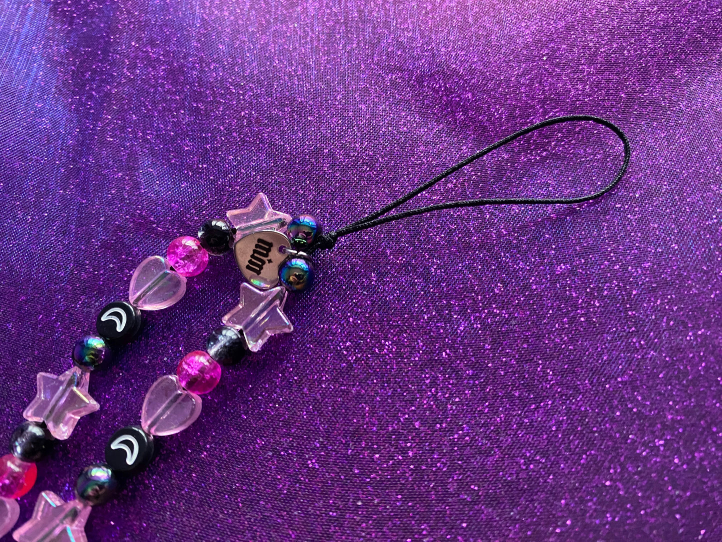 BLACK PINK - Beaded Phone strap Charm