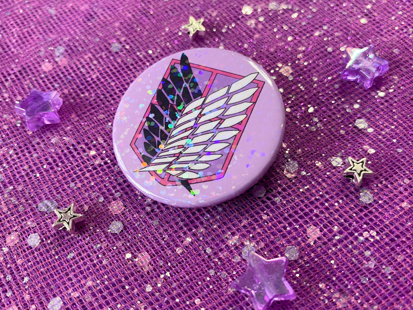 SURVEY CORPS - Attack On Titan Holographic Pin badge