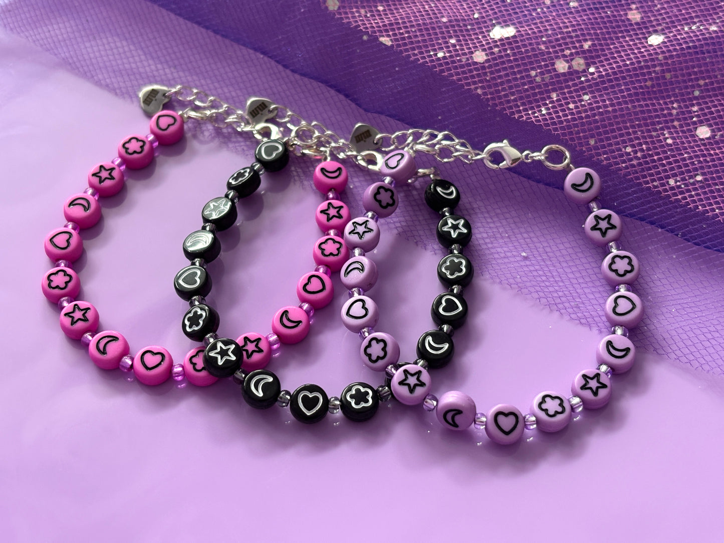 LOVE + DREAMS - Pink Symbol Bracelet