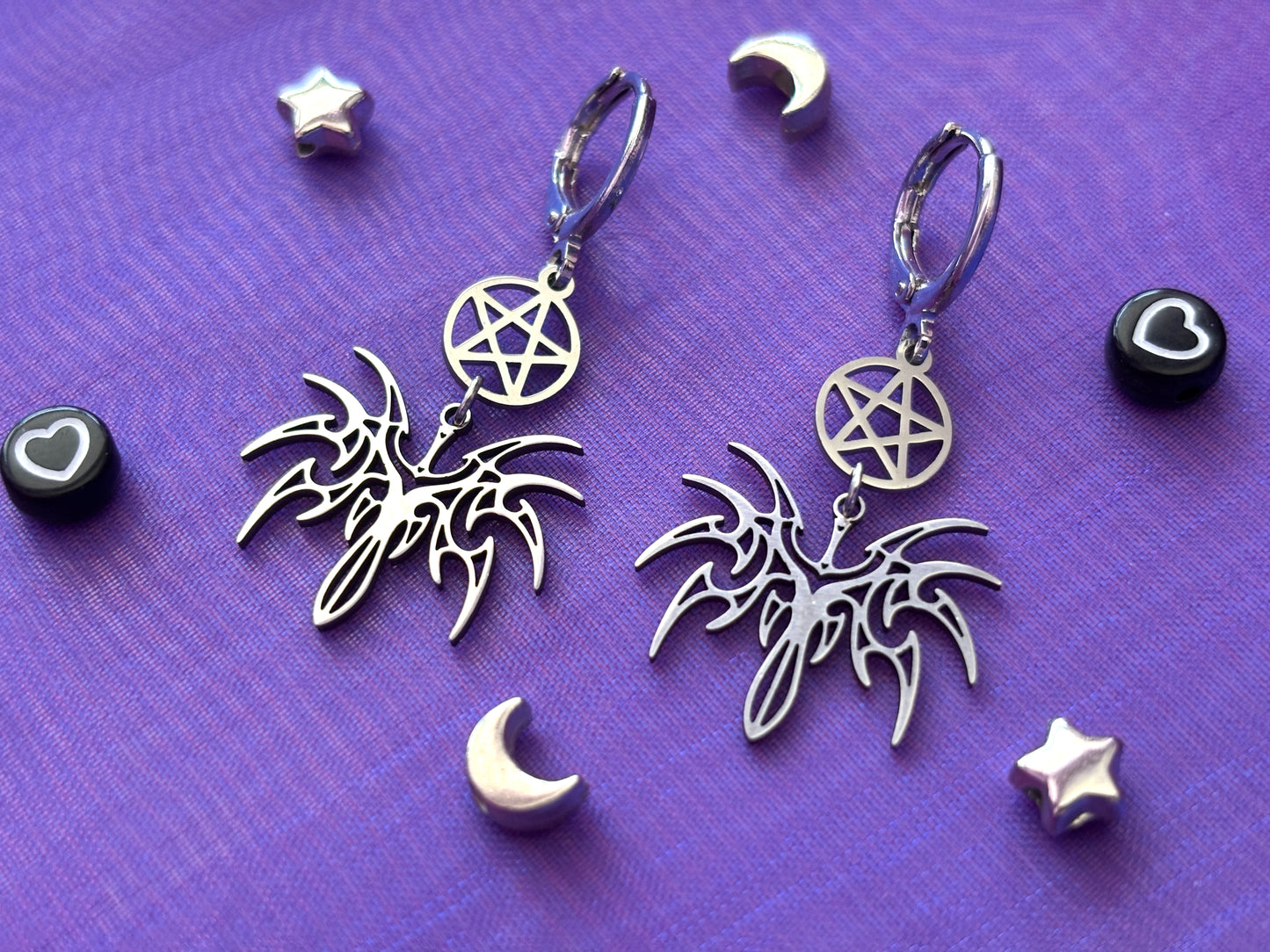 PENTAGOTH - Sword Dropper Earrings