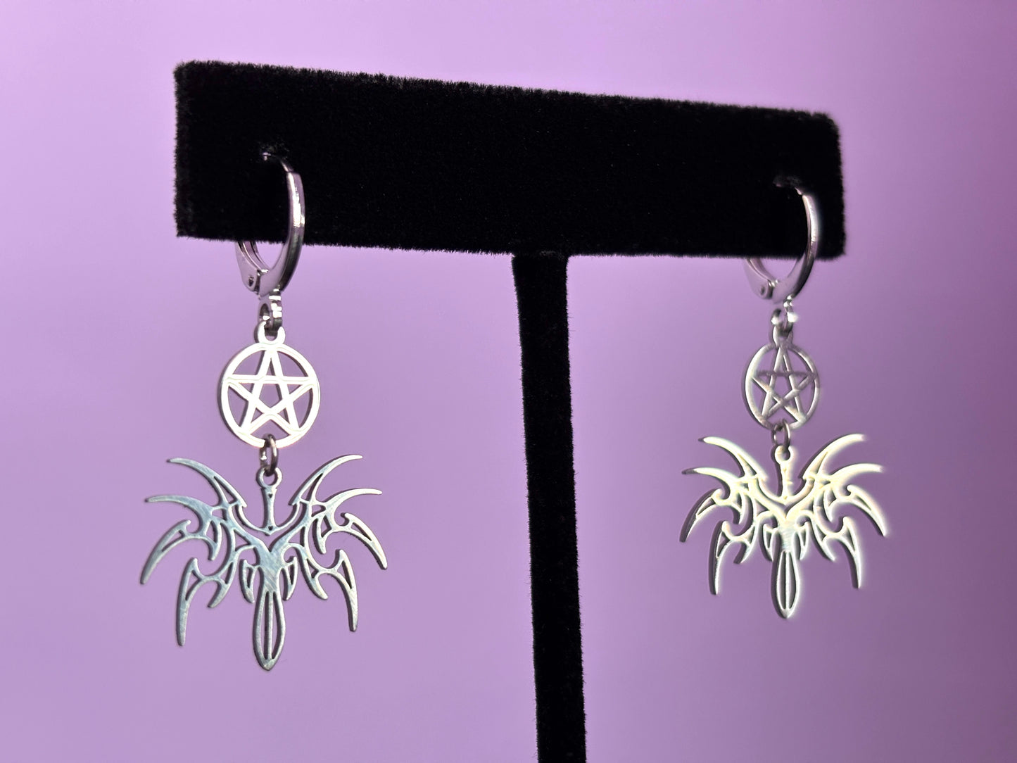 PENTAGOTH - Sword Dropper Earrings