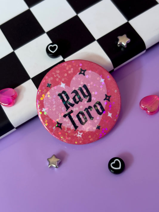 RAY TORO - MCR Holographic Pin Badge
