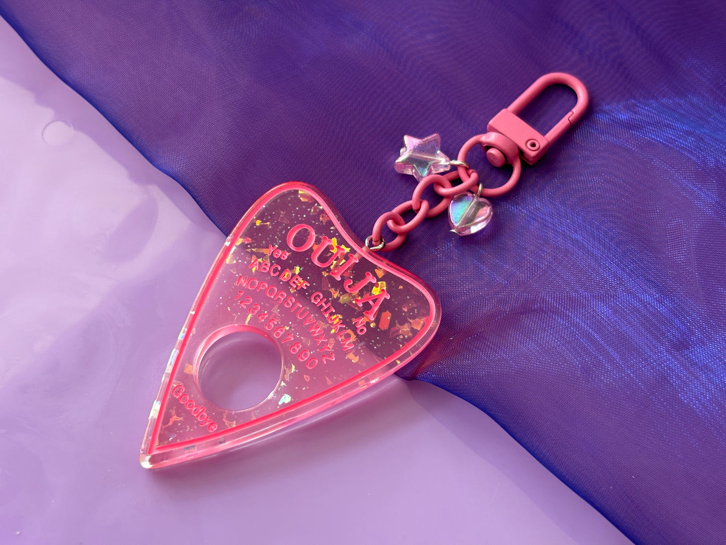 OUIJA PINK - Resin Planchette Charm