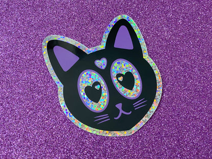 NOVA - Magical Kitty Holographic Vinyl Sticker