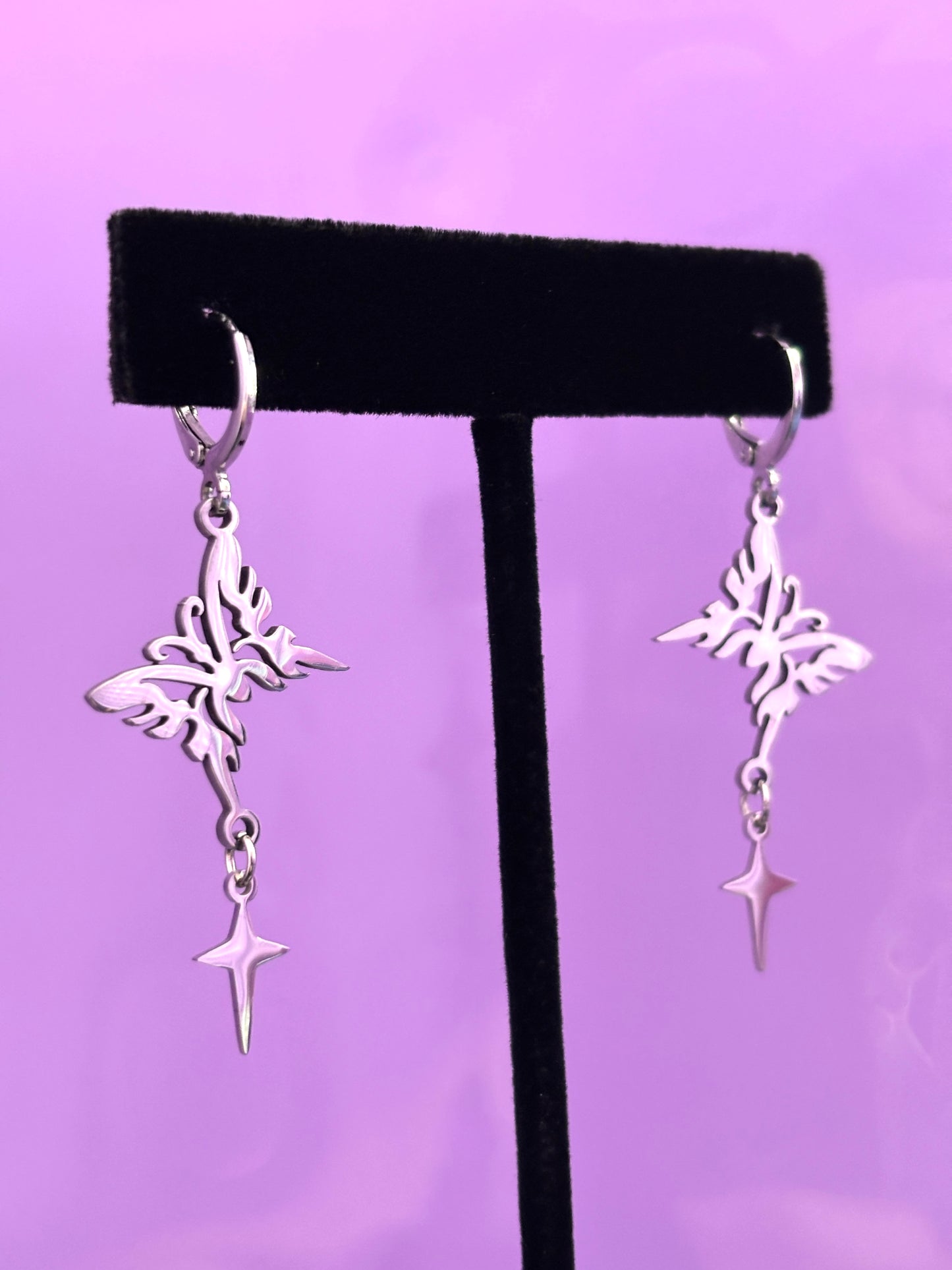 Y2K BUTTERFLY - Dropper Earrings