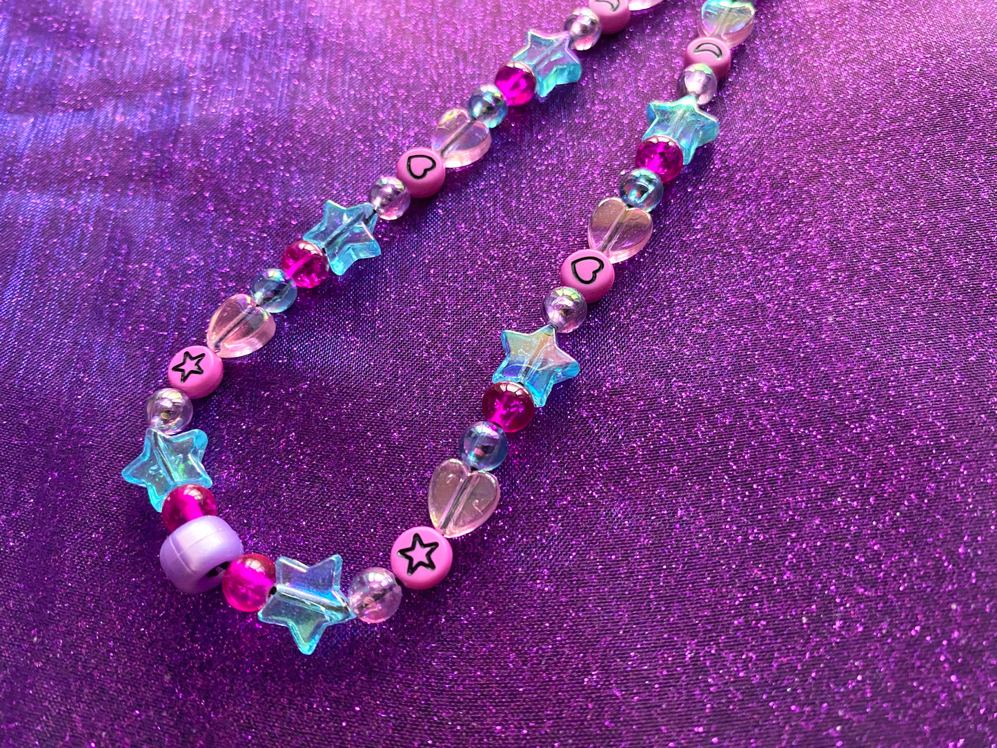 BUBBLEGUM - Beaded Phone Strap Charm