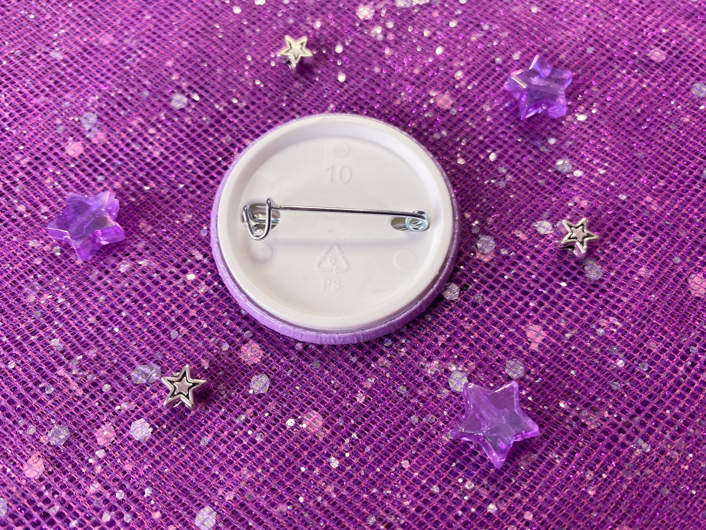 NOVA - Magical Kitty Holographic Pin Badge