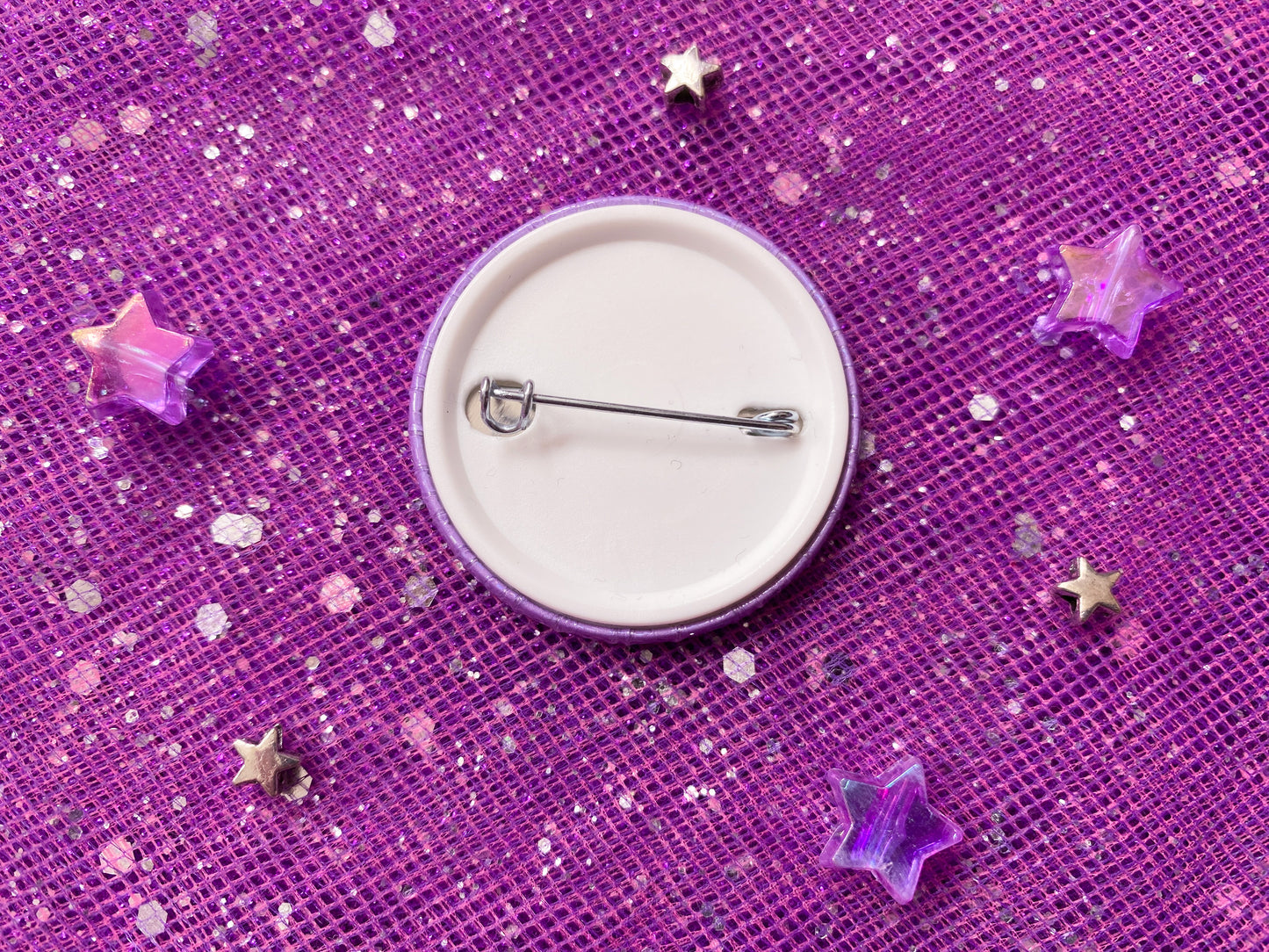 COFFEE SLUT - Holographic Pin Badge