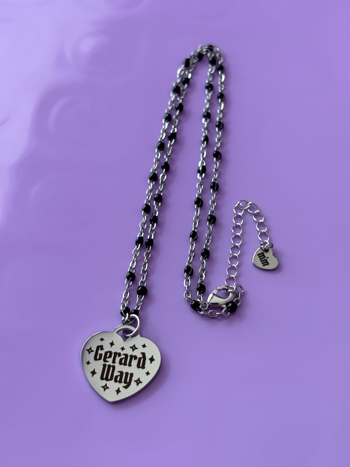 Gerard Way Heart Necklace - My Chemical Romance [Restocking Friday 18th September 5pm UK/BST]