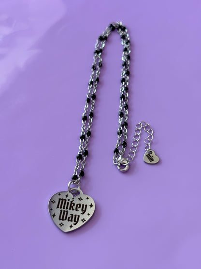 Mikey Way Heart Necklace - My Chemical Romance [Restocking Friday 18th September 5pm UK/BST]