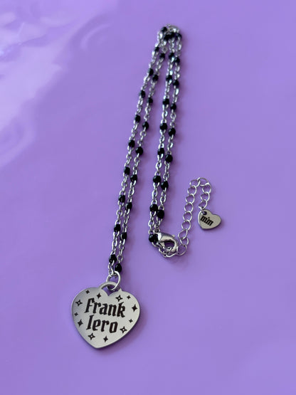 Frank Iero Heart Necklace - My Chemical Romance [Restocking Friday 18th September 5pm UK/BST]