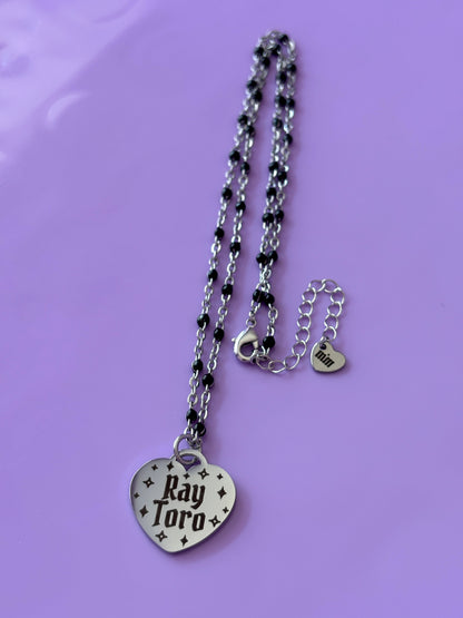 Ray Toro Heart Necklace - My Chemical Romance [Restocking Friday 18th September 5pm UK/BST]