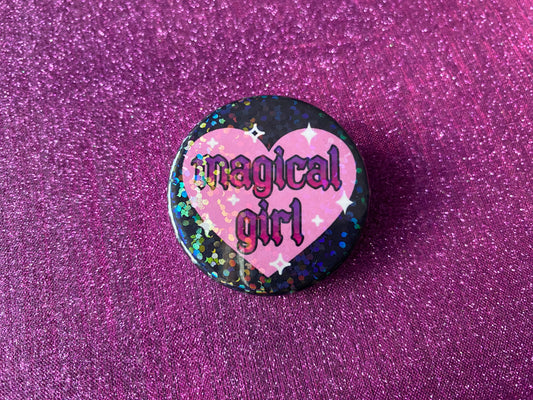 MAGICAL GIRL - Holographic Pin Badge
