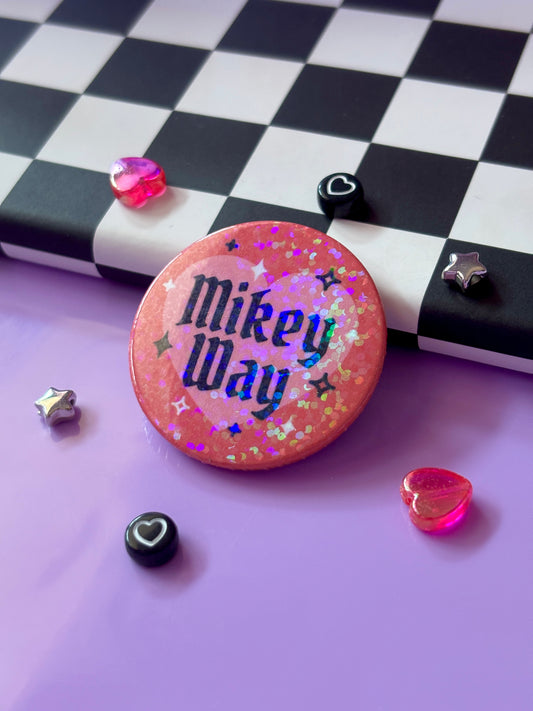 MIKEY WAY - MCR Holographic Pin Badge