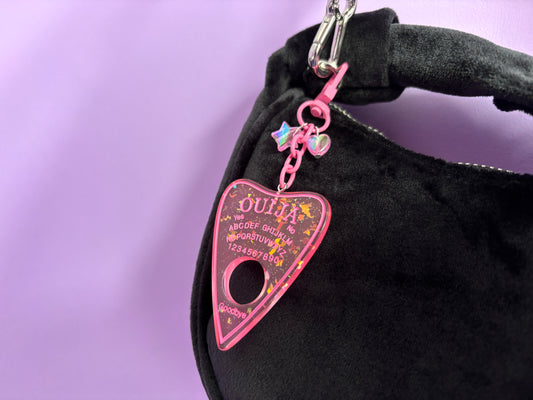 OUIJA PINK - Resin Planchette Charm