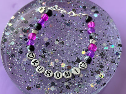 KUROMI - Beaded Bracelet