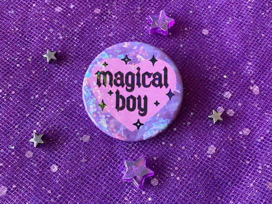 MAGICAL BOY - Holographic Pin Badge