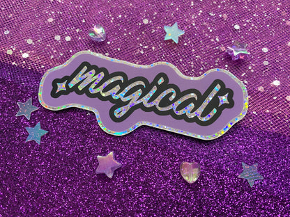 MAGICAL [Dark] - Holographic Vinyl Sticker