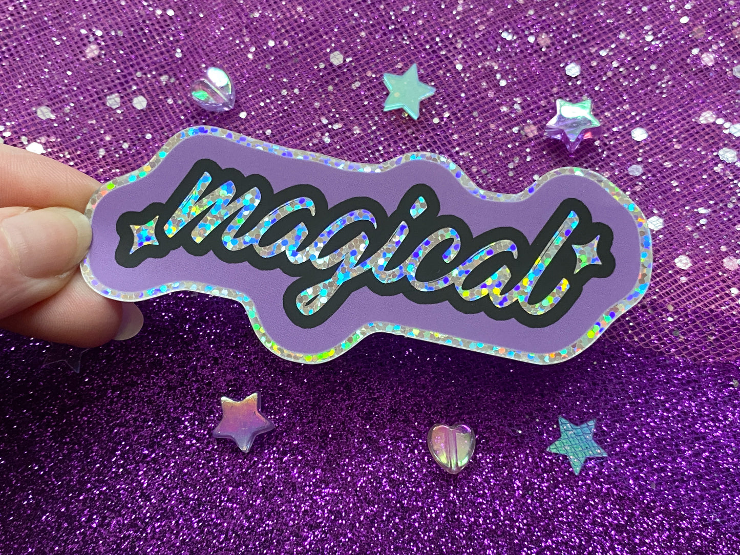 MAGICAL [Dark] - Holographic Vinyl Sticker