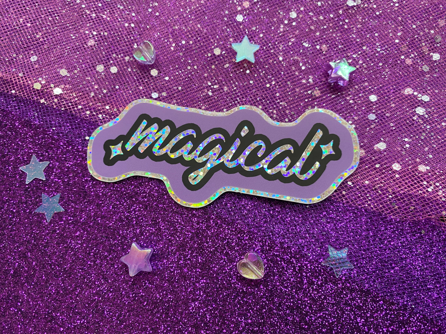 MAGICAL [Dark] - Holographic Vinyl Sticker