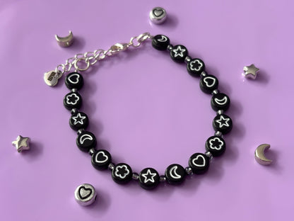 LOVE + DREAMS - Black Symbol Bracelet
