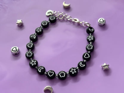 LOVE + DREAMS - Black Symbol Bracelet