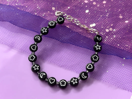 LOVE + DREAMS - Black Symbol Bracelet