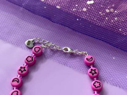 LOVE + DREAMS - Pink Symbol Bracelet