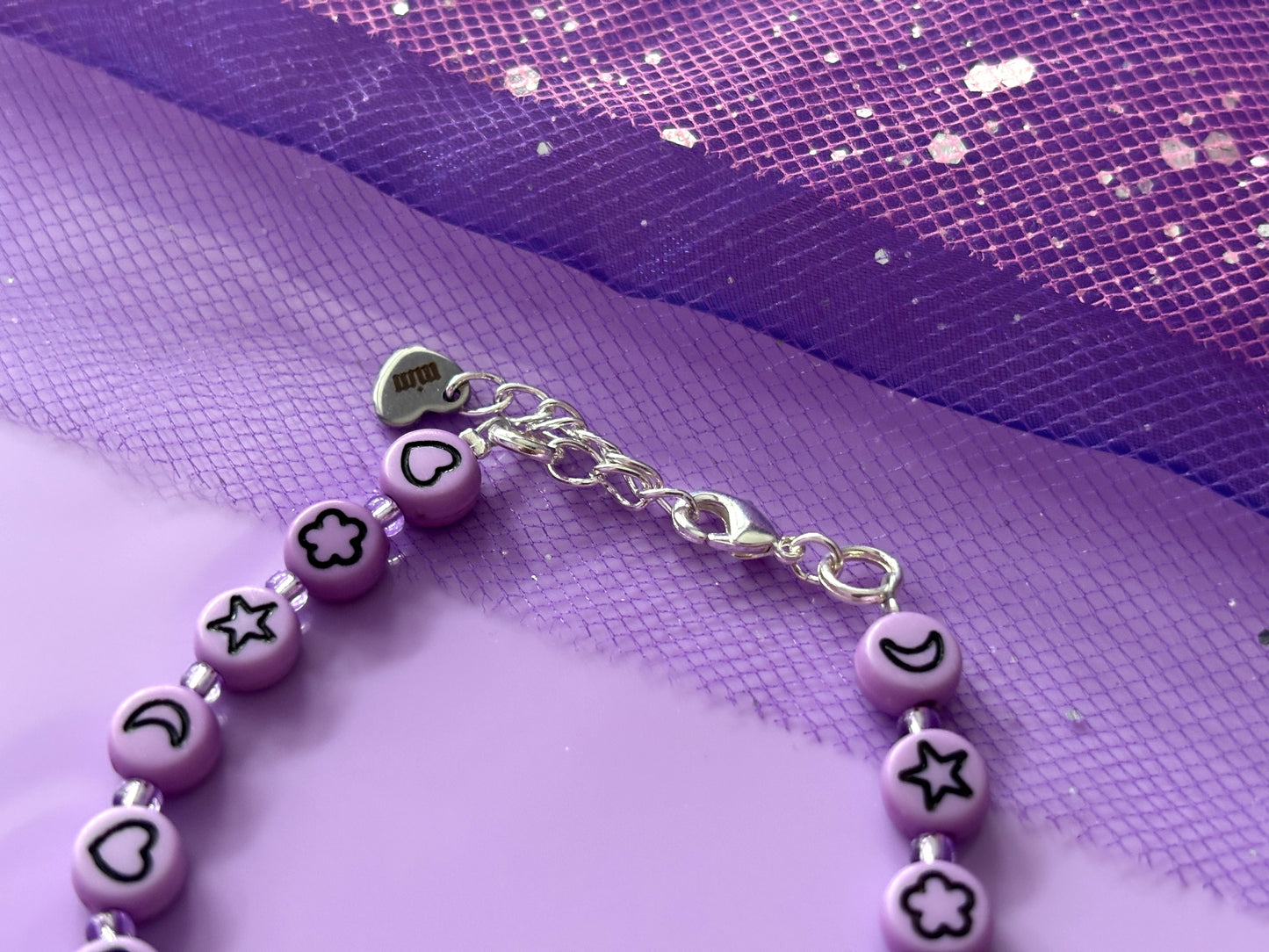 LOVE + DREAMS - Lilac Symbol Bracelet