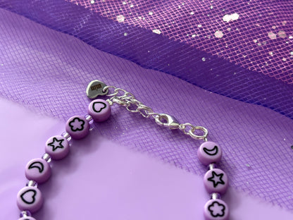 LOVE + DREAMS - Lilac Symbol Bracelet