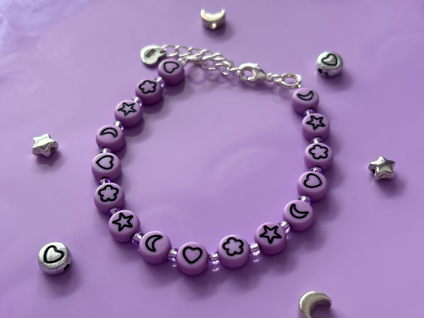 LOVE + DREAMS - Lilac Symbol Bracelet