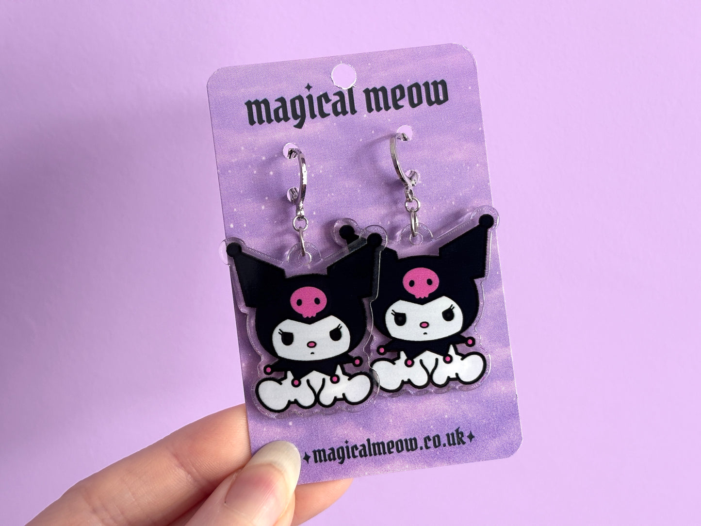 KUROMI - Acrylic Earrings