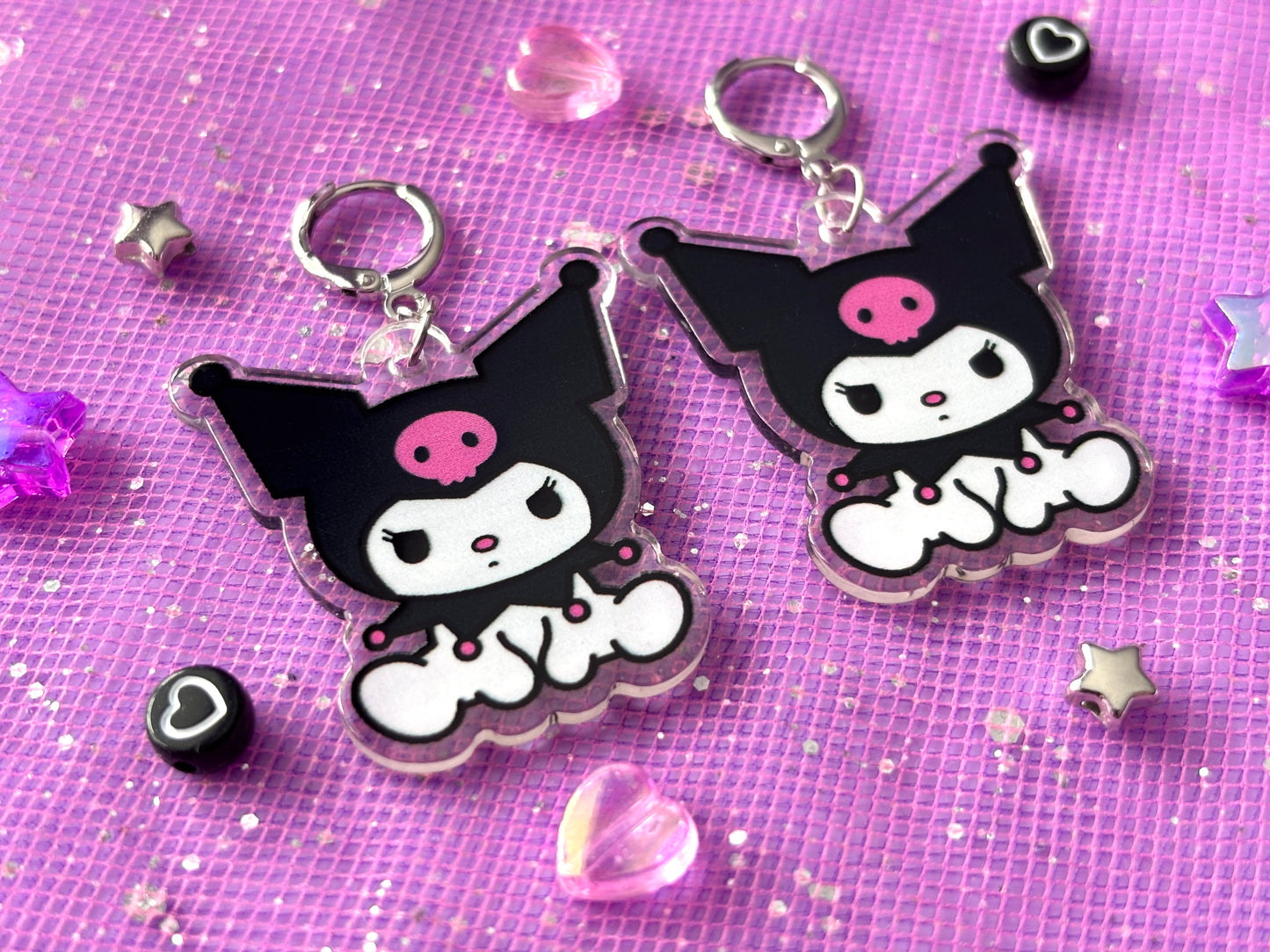 KUROMI - Acrylic Earrings