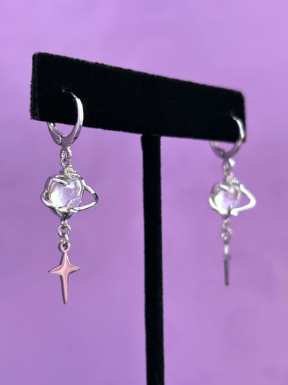 Opal Heart Planet Star Droppers