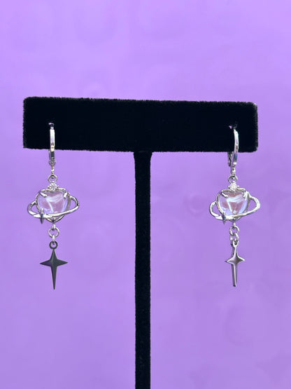 Opal Heart Planet Star Droppers