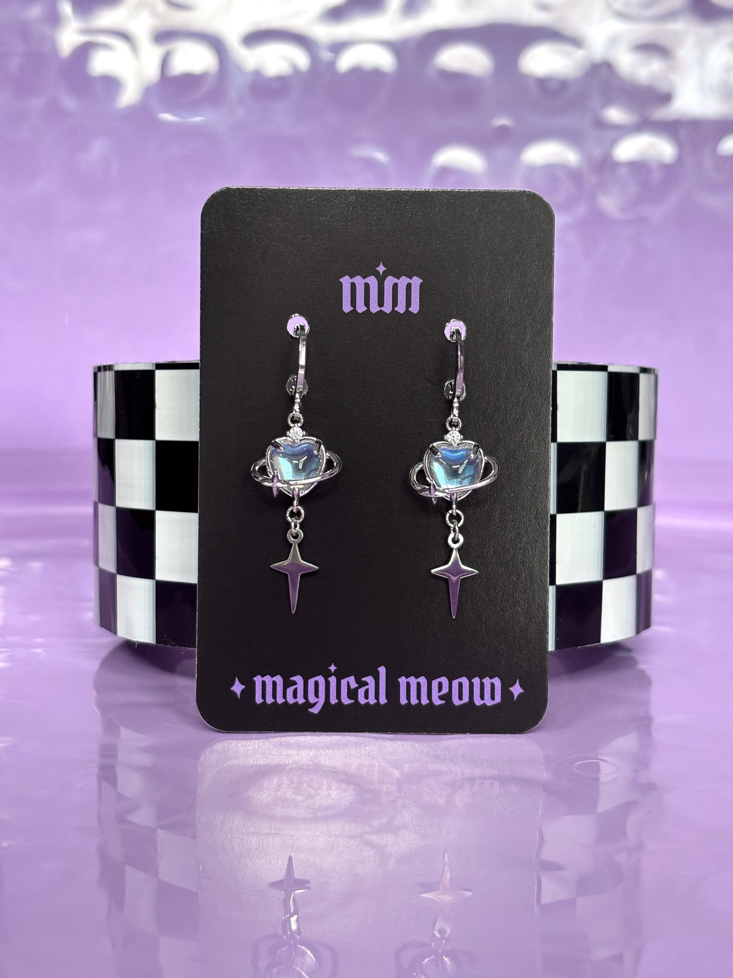 Opal Heart Planet Star Droppers
