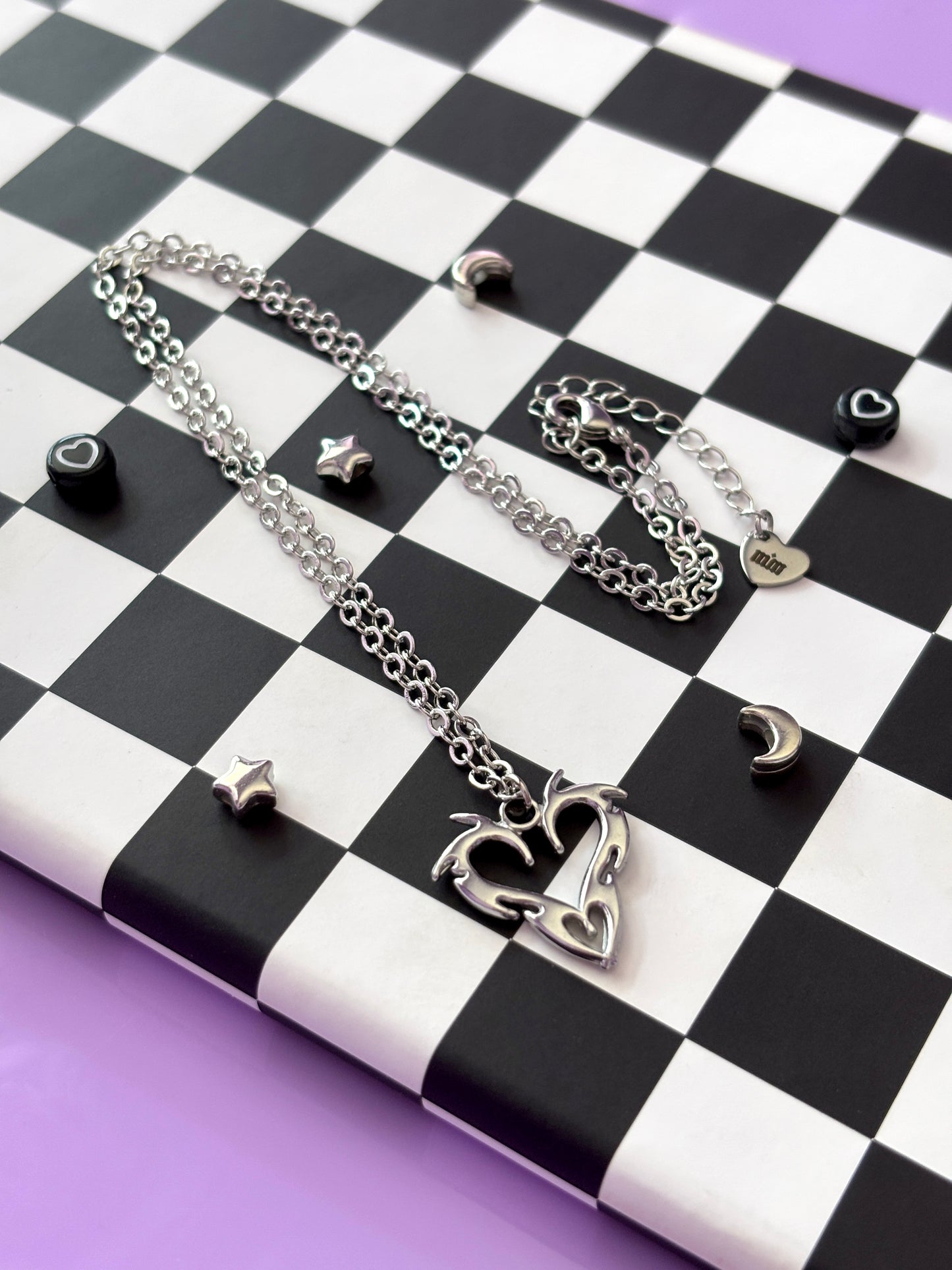 Y2K HEART - Charm Necklace