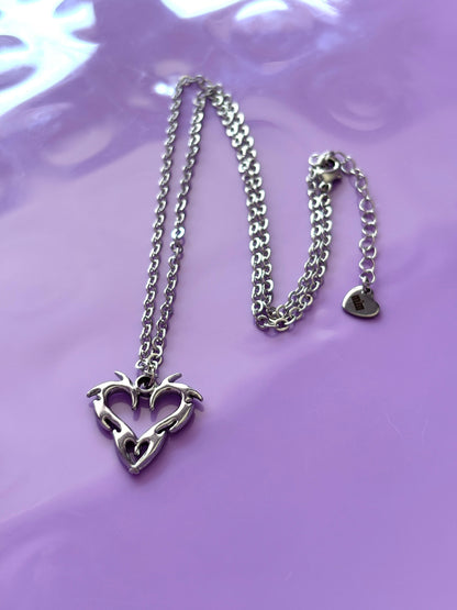 Y2K HEART - Charm Necklace