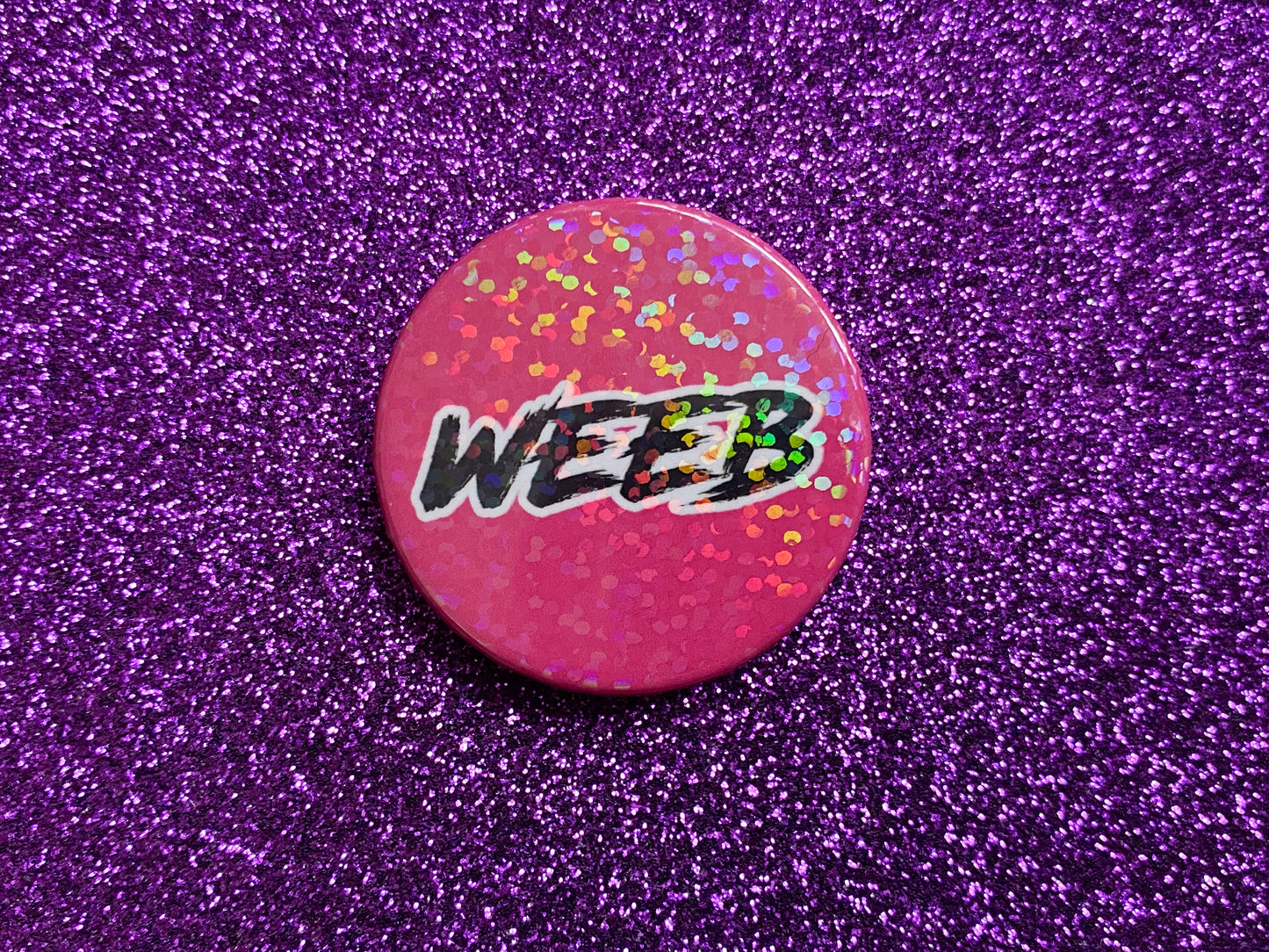 WEEB - Holographic Pin Badge