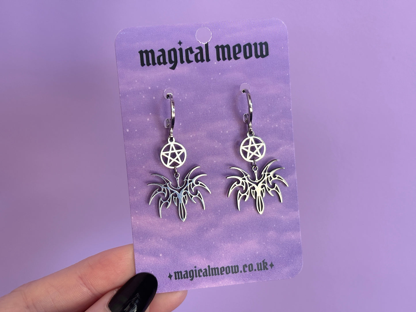 PENTAGOTH - Sword Dropper Earrings