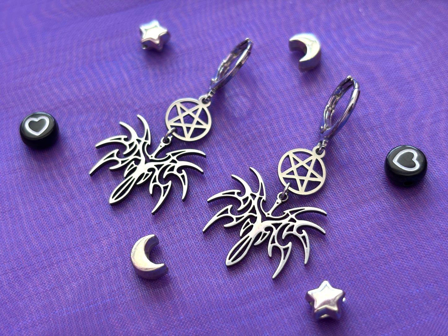 PENTAGOTH - Sword Dropper Earrings