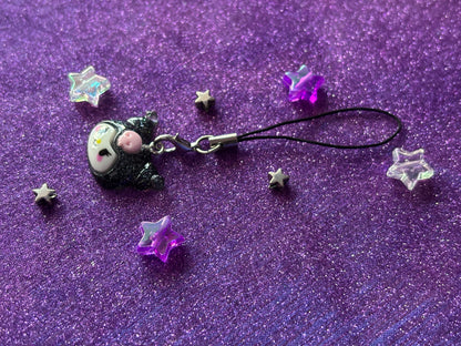 KUROMI - Glitter Resin Charm