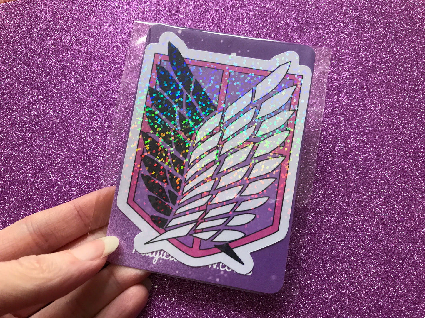 SURVEY CORPS - Attack On Titan Holographic Vinyl Sticker