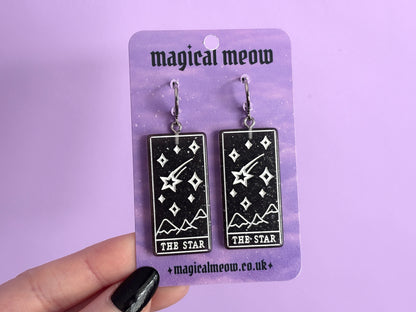 THE STAR - Resin Tarot Earrings