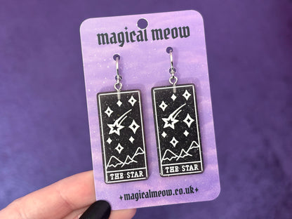 THE STAR - Resin Tarot Earrings