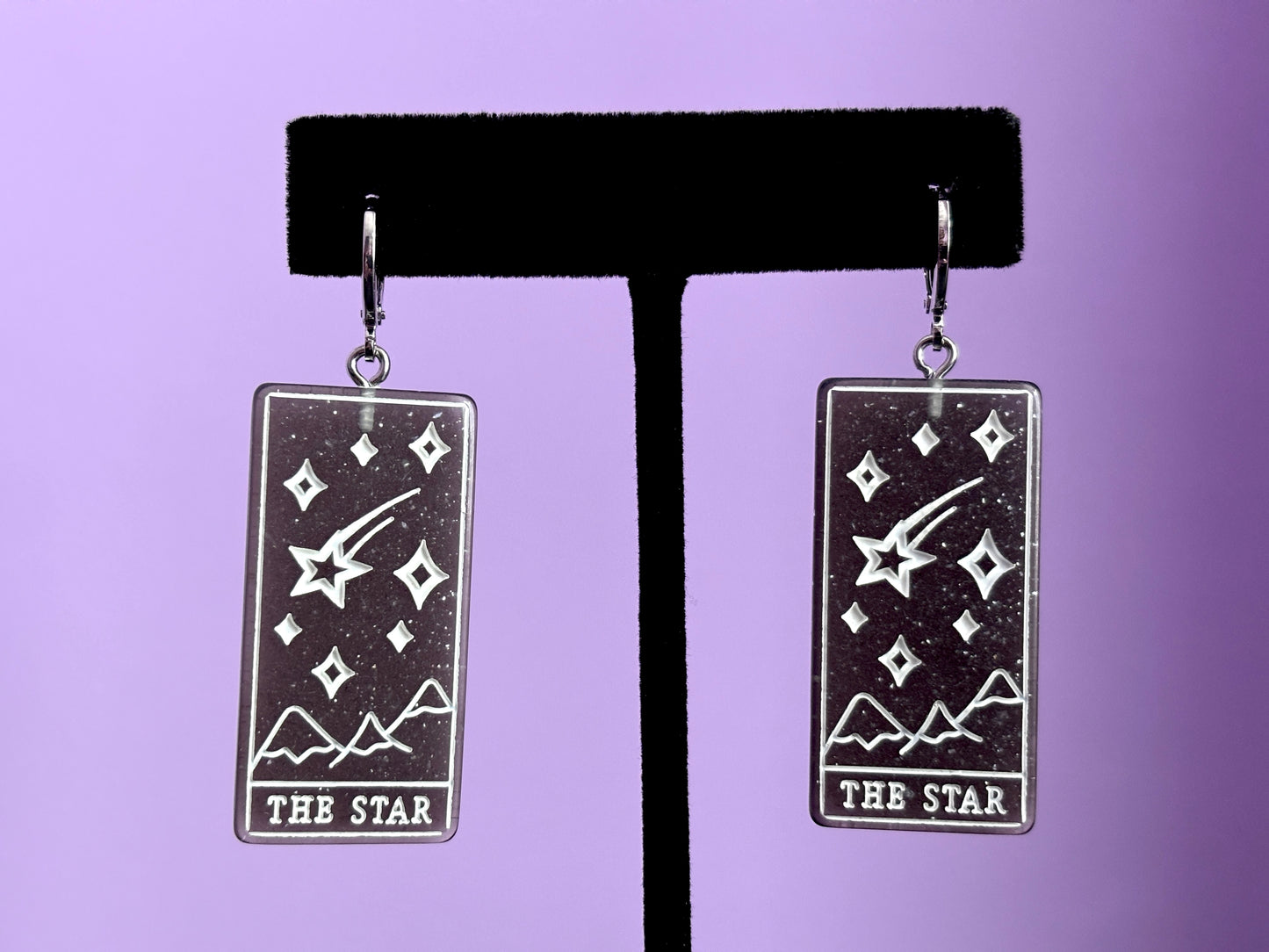 THE STAR - Resin Tarot Earrings