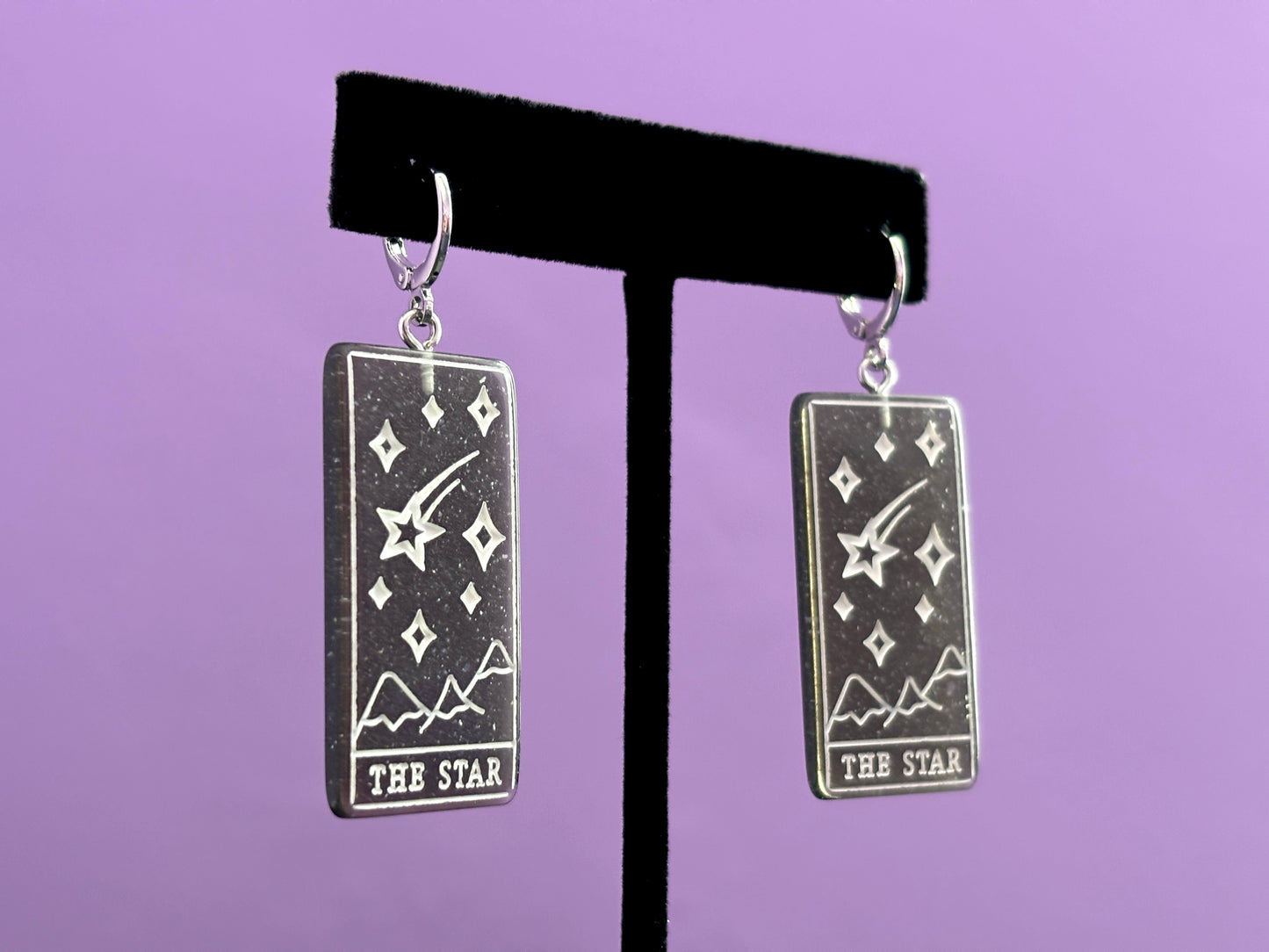 THE STAR - Resin Tarot Earrings